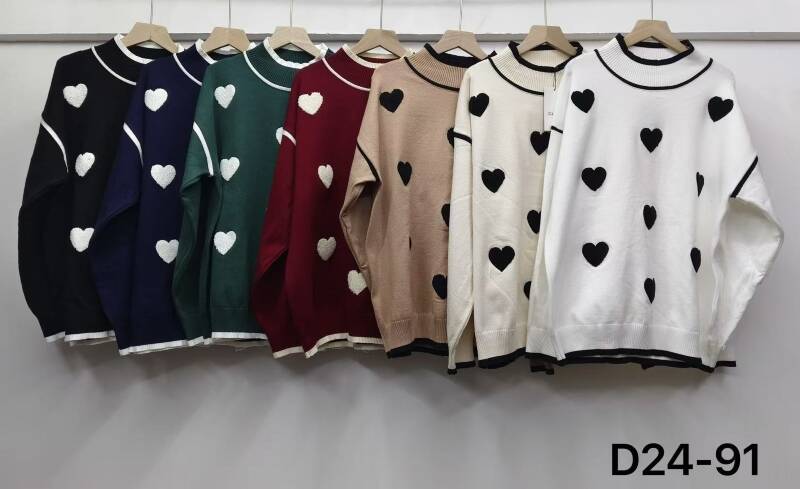Swetry damskie Roz Standard, Mix Kolor Paczka 10 szt